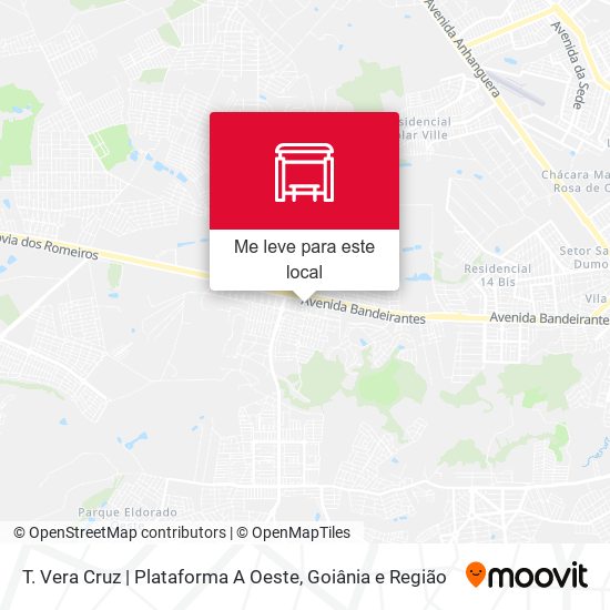 T. Vera Cruz | Plataforma A Oeste mapa