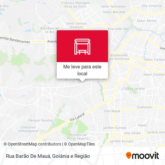 Rua Barão De Mauá mapa