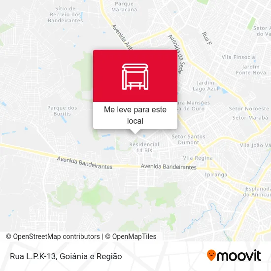 Rua L.P.K-13 mapa