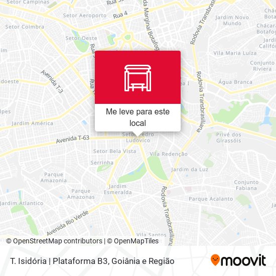 T. Isidória | Plataforma B3 mapa