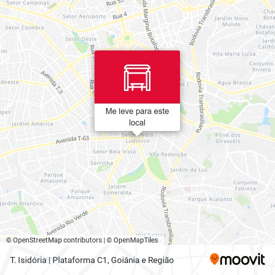 T. Isidória | Plataforma C1 mapa