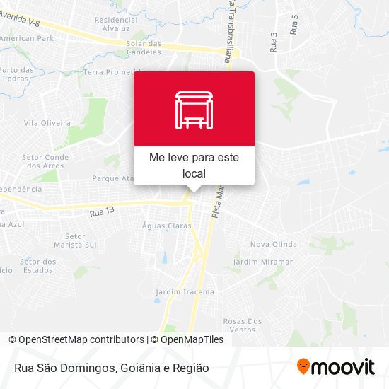 Rua São Domingos mapa