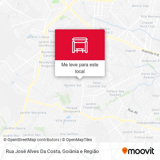 Rua José Alves Da Costa mapa