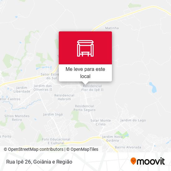 Rua Ipê 26 mapa