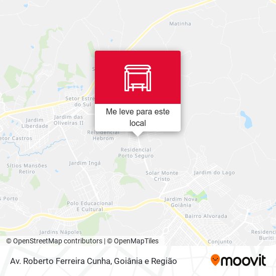 Av. Roberto Ferreira Cunha mapa