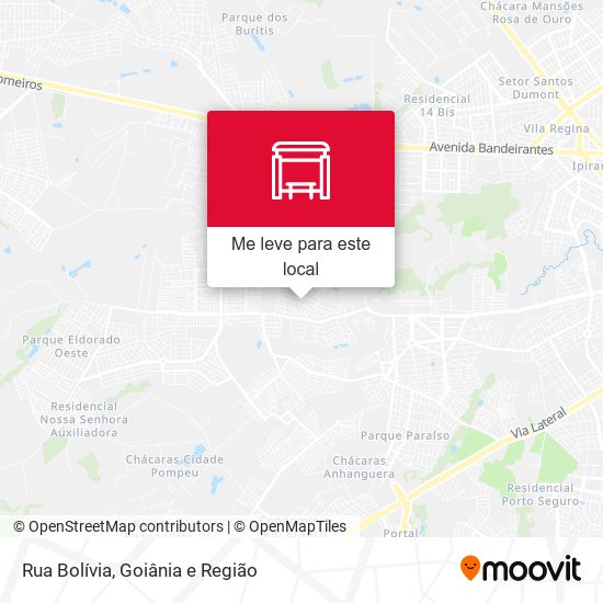 Rua Bolívia mapa