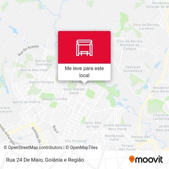 Rua 24 De Maio mapa