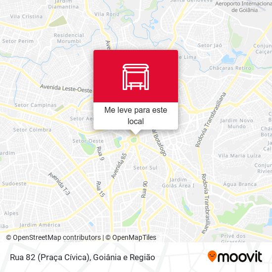 Rua 82 (Praça Cívica) mapa