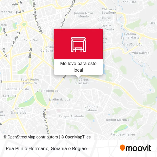Rua Plínio Hermano mapa