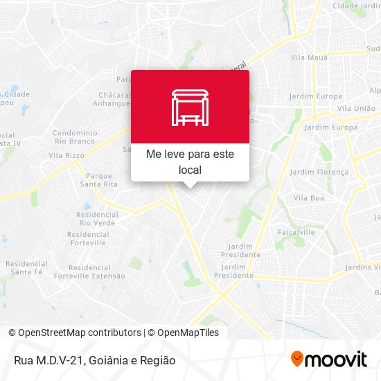 Rua M.D.V-21 mapa