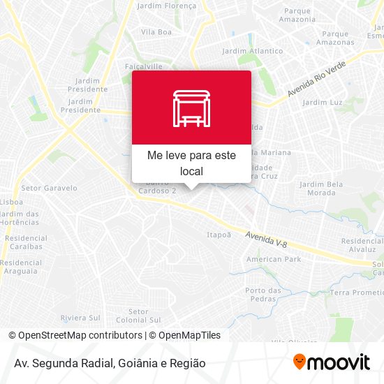 Av. Segunda Radial mapa