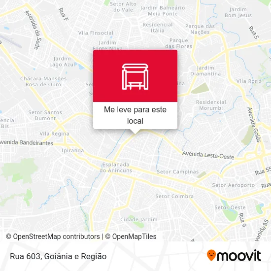 Rua 603 mapa