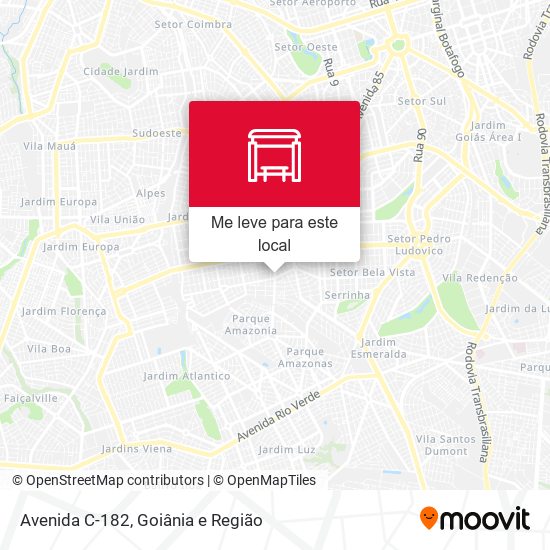 Avenida C-182 mapa