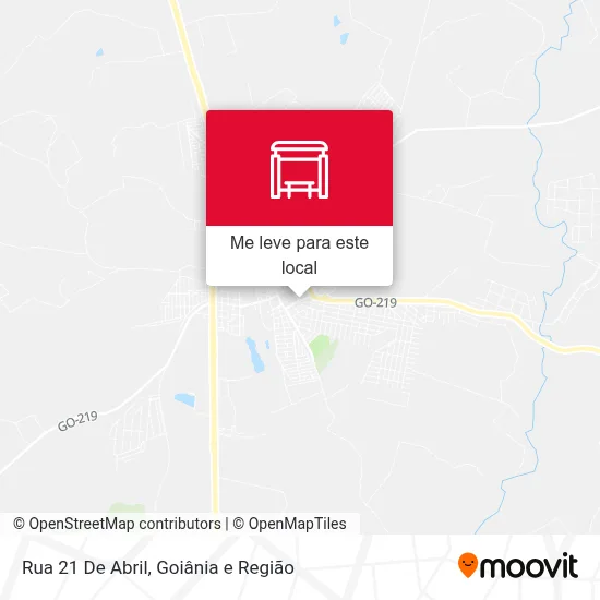 Rua 21 De Abril mapa