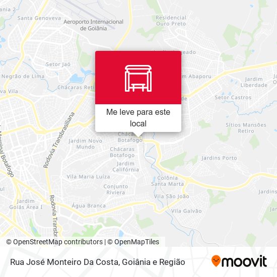 Rua José Monteiro Da Costa mapa