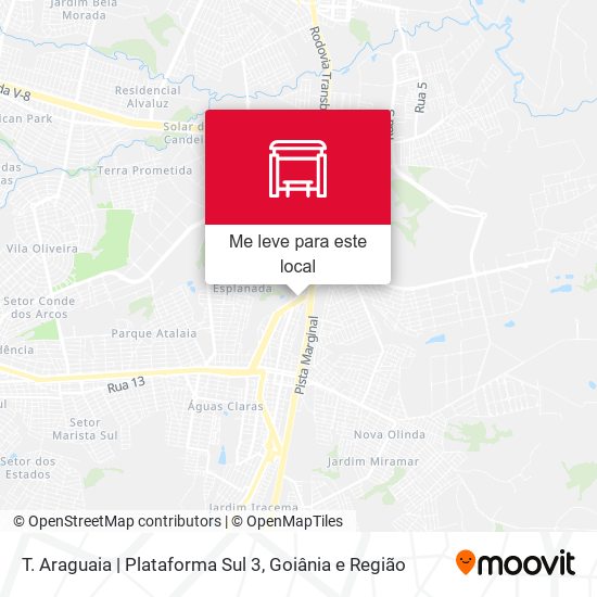 T. Araguaia | Plataforma Sul 3 mapa