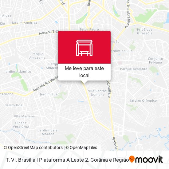 T. Vl. Brasília | Plataforma A Leste 2 mapa