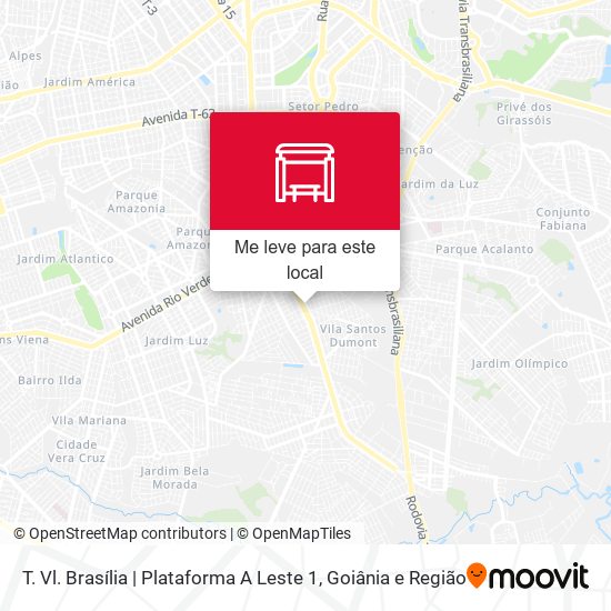 T. Vl. Brasília | Plataforma A Leste 1 mapa