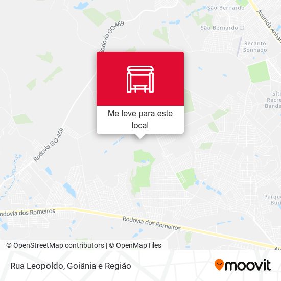 Rua Leopoldo mapa