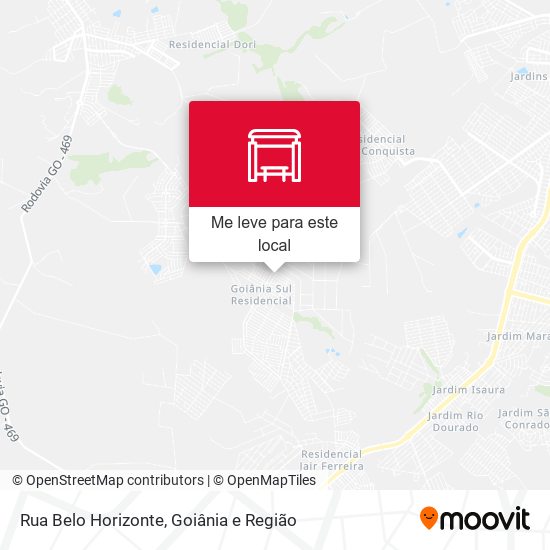 Rua Belo Horizonte mapa