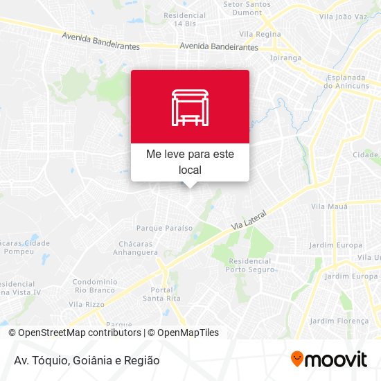 Av. Tóquio mapa