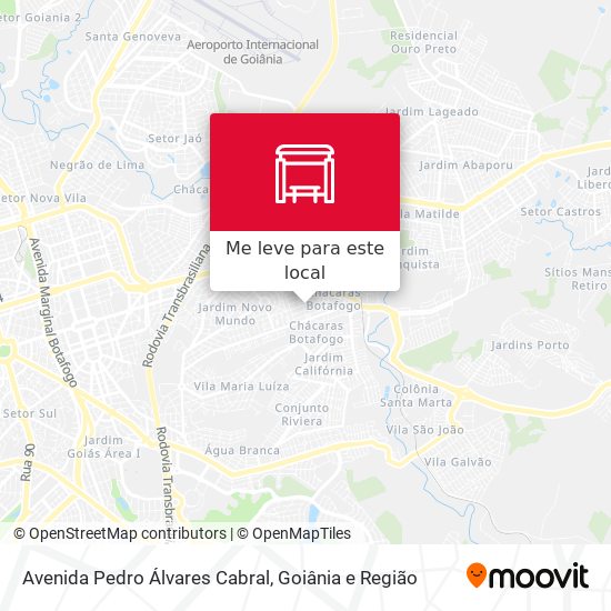 Avenida Pedro Álvares Cabral mapa