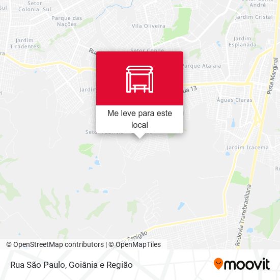 Rua São Paulo mapa