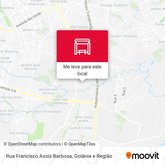 Rua Francisco Assis Barbosa mapa