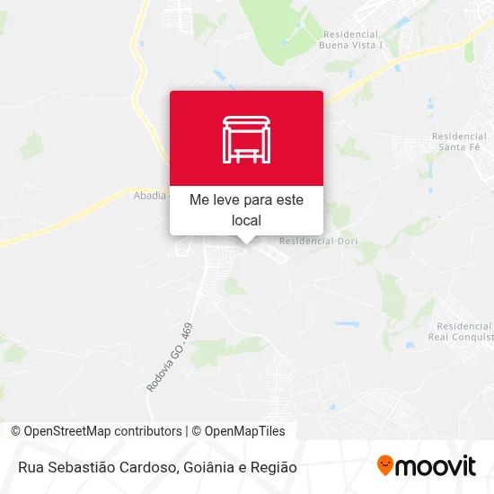 Rua Sebastião Cardoso mapa