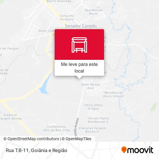 Rua T.B-11 mapa