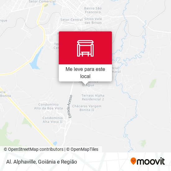 Al. Alphaville mapa