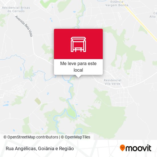 Rua Angélicas mapa