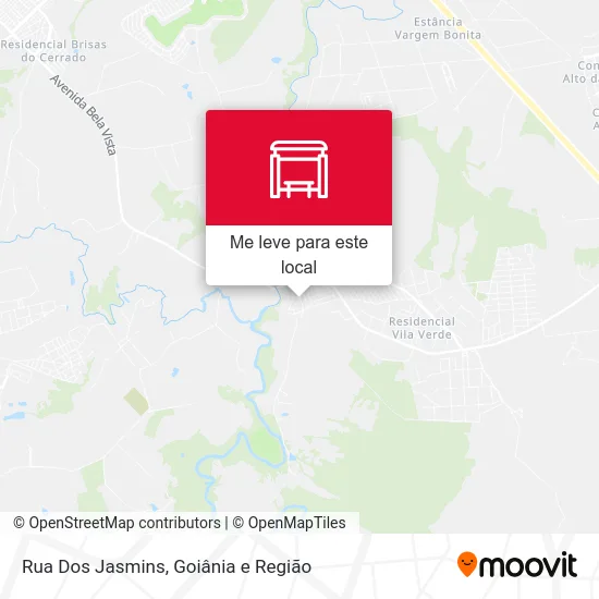 Rua Dos Jasmins mapa