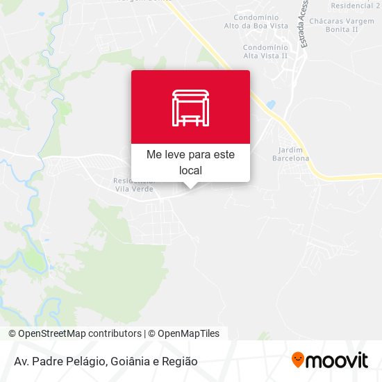 Av. Padre Pelágio mapa