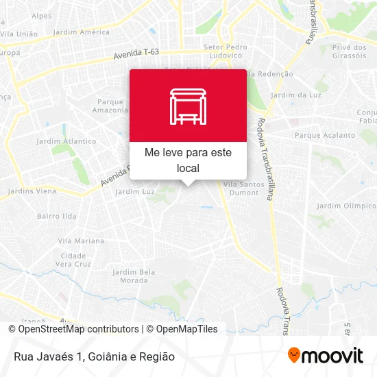 Rua Javaés 1 mapa