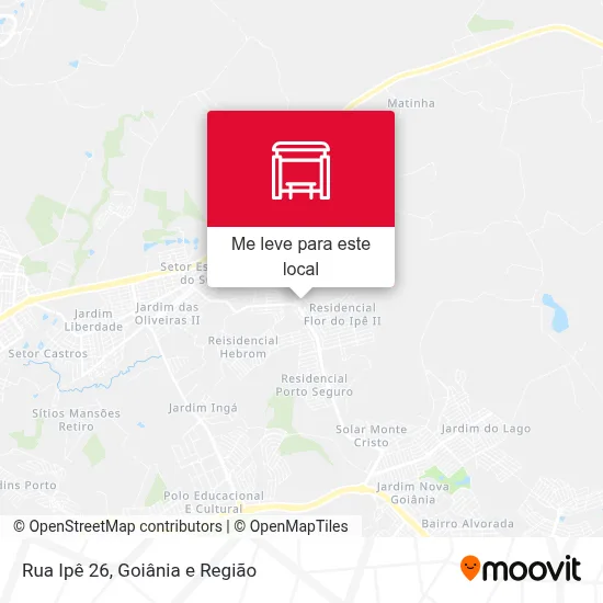 Rua Ipê 26 mapa