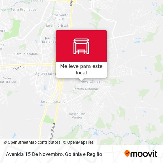 Avenida 15 De Novembro mapa