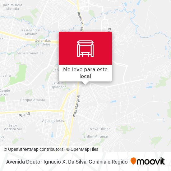 Avenida Doutor Ignacio X. Da Silva mapa