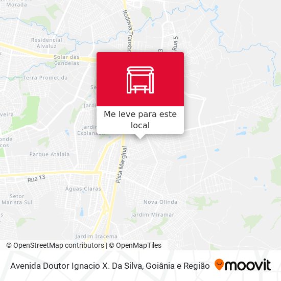 Avenida Doutor Ignacio X. Da Silva mapa