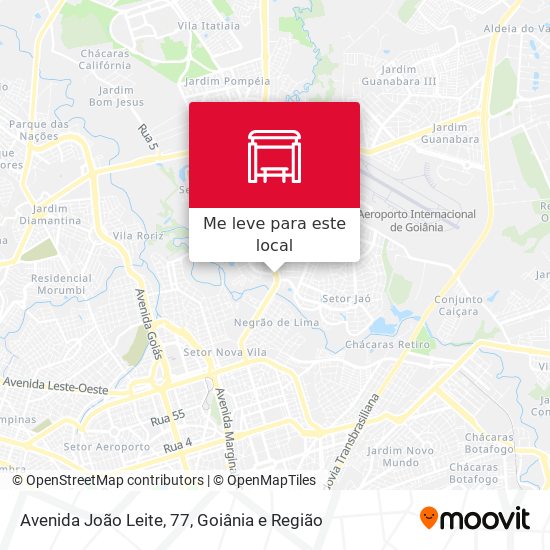 Avenida João Leite, 77 mapa