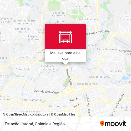 Estação Jatobá mapa