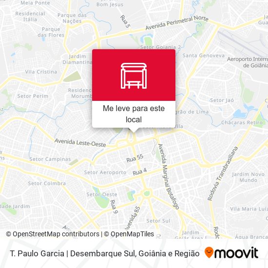 T. Paulo Garcia | Desembarque Sul mapa
