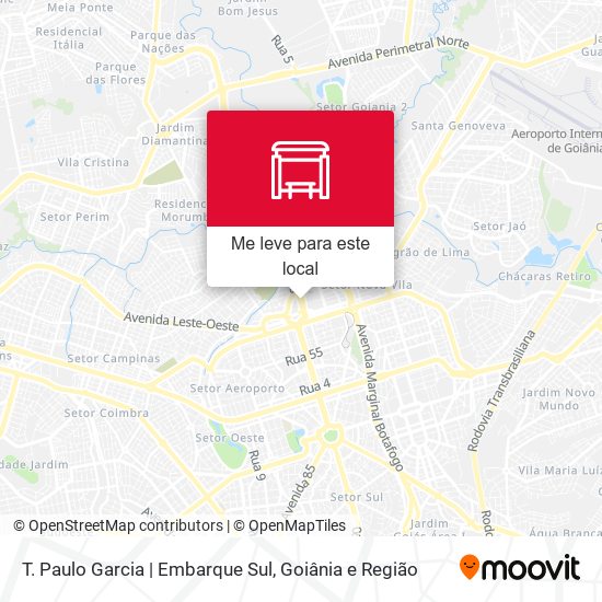 T. Paulo Garcia | Embarque Sul mapa