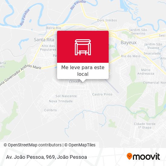 Av. João Pessoa, 969 mapa