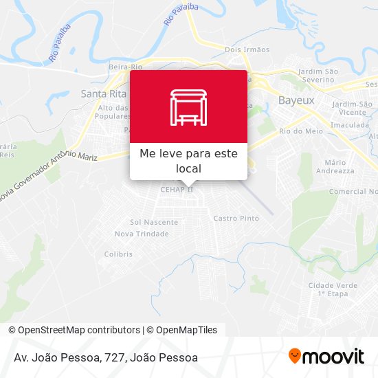 Av. João Pessoa, 727 mapa