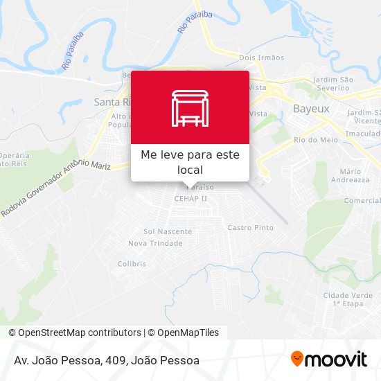 Av. João Pessoa, 409 mapa
