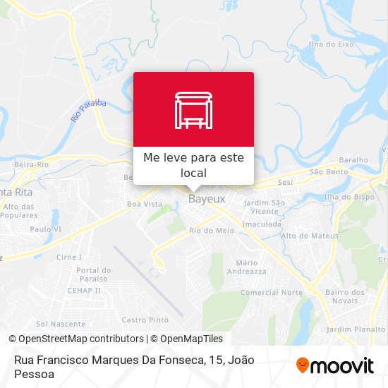 Rua Francisco Marques Da Fonseca, 15 mapa