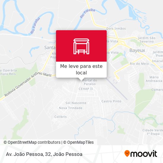 Av. João Pessoa, 32 mapa