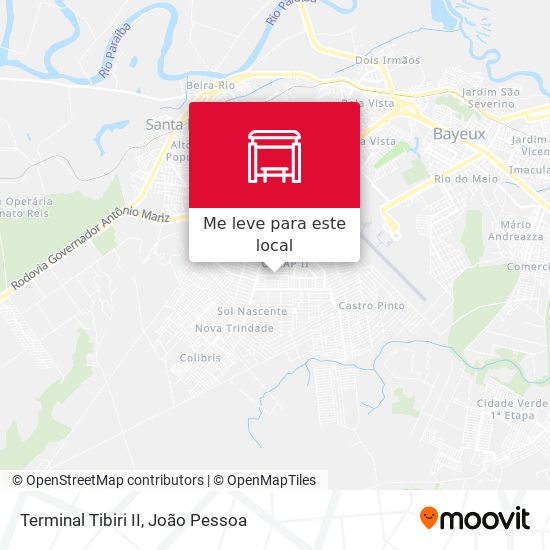 Terminal Tibiri II mapa