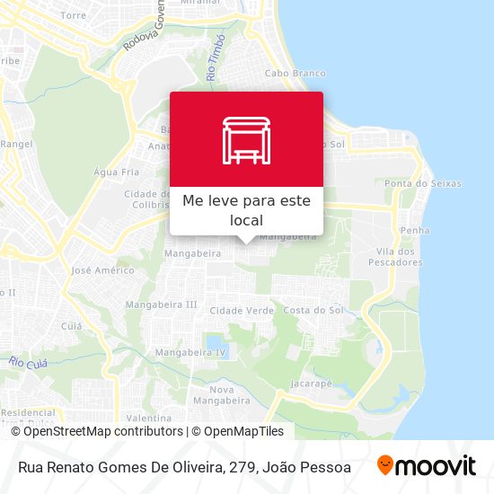Rua Renato Gomes De Oliveira, 279 mapa